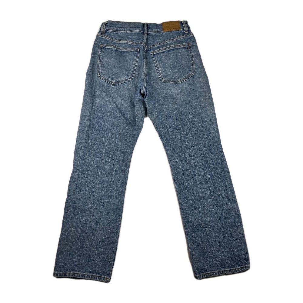 Madewell Jeans Womens Size 26P Petite 90s Straight Jean High Rise Blue Denim - Picture 2 of 11